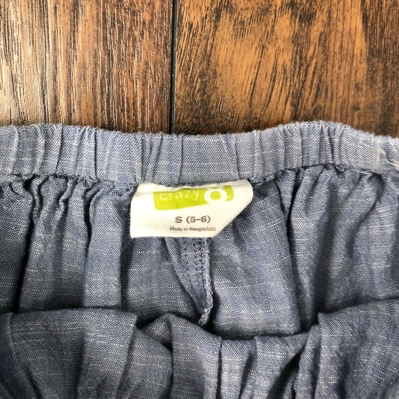Crazy 8 Chambray Skirt Size S (5-6) - Picture 5 of 5